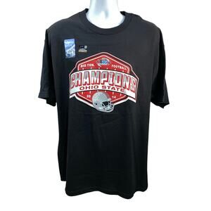 Blue 84 Ohio State Buckeyes T Shirt Mens XL BLACK 2014 Champions Short Sleeve